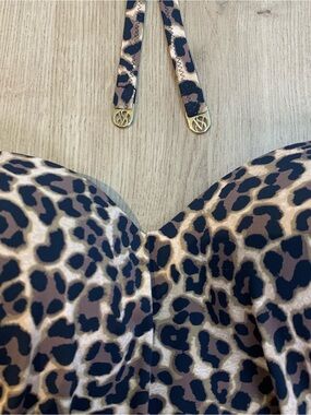 Victoria's Secret Leopard Print Cutout One Piece Swimsuit
